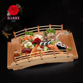 BARRY Sashimi Plate 2023 จานไม้ญี่ปุ่น สําหรับร้านอาหาร ไม้ไผ่ อาหารทะเล เครื่องมือ