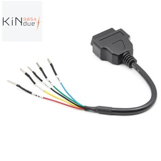 16 Pin OBD OBD2 Female K Line CAN Line Jumper Tester Connector Car Diagnostic Extension Cable Cord Pigtail