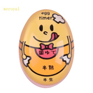 Weroyal Egg Timer Pro เครื่องจับเวลาไข่ต้ม แบบแข็ง นุ่ม เปลี่ยนสีได้ เมื่อเสร็จ ไม่มี BPA Egg Helper Cooker 1 แพ็ค