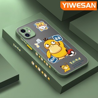 เคสโทรศัพท์มือถือ ซิลิโคนนิ่ม กันกระแทก ลายการ์ตูนโปเกม่อน Psyduck สีโปร่งใส สําหรับ iPhone 11 11 Pro 11 Pro Max