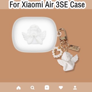 【Ĕĕ】เคสหูฟัง แบบนิ่ม ประดับโบว์ สามมิติ สําหรับ Xiaomi Air 3SE Air 3SE