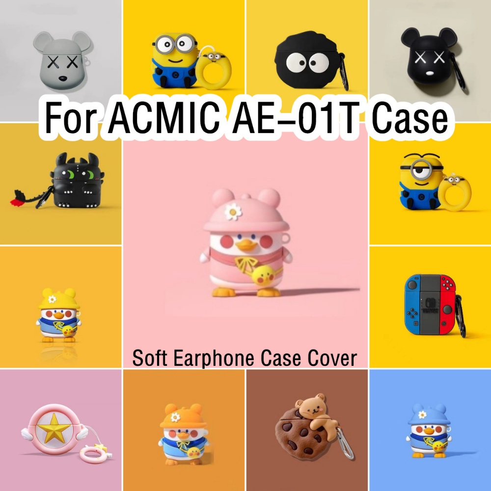พร้อมส่ง!  นําไปใช้กับ ACMIC AE-01T เคส Case เคสหูฟัง แบบนิ่ม กันกระแทก และทนต่อการสึกหรอ สําหรับ AC