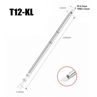 หัวแร้งบัดกรีเหล็ก ไร้สารตะกั่ว T12 K J Series สําหรับบัดกรี 950D 202 942