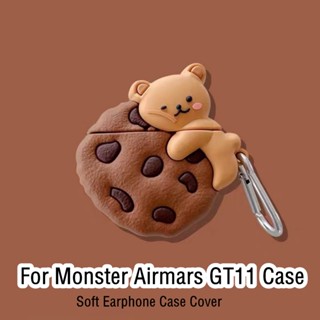 【จัดส่งรวดเร็ว】เคสหูฟัง แบบนิ่ม กันกระแทก ลายการ์ตูนมอนสเตอร์ สําหรับ Monster Airmars GT11 Airmars GT11