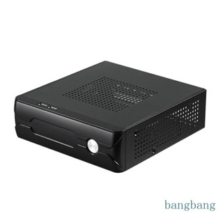 Bang FH03 Host Mini ITX เคสคอมพิวเตอร์ USB2 0 พร้อมหม้อน้ํา HTPC พาวเวอร์ซัพพลายโลหะ สําหรับบ้าน สํานักงาน