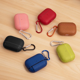 เคสหูฟังบลูทูธไร้สาย หนังทอ TPU แบบนิ่ม สําหรับ Airpods pro 1 2 3 pro2