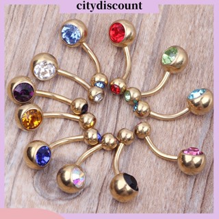 &lt;citydiscount&gt; สตั๊ดเจาะร่างกาย สไตล์พังก์ ทนทาน สําหรับออกเดท