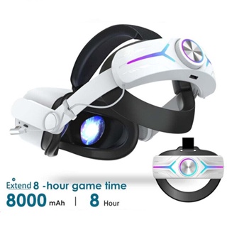 VR Headset Elite Head Strap Band With Battery Power Bank For Meta Oculus Quest 2