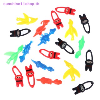 Sunshop ของเล่นฟิกเกอร์นินจา จับนิ้วมือ 10 ชิ้น สําหรับเด็ก