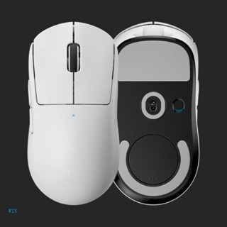 Win แผ่นรองเมาส์เล่นเกม ลายเสือ สีขาว สําหรับ G Pro X Superlight Mouse Glides Curve Edge 1 แพ็ค