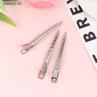 [cherry2] กิ๊บติดผมโลหะ มืออาชีพ สําหรับจัดแต่งทรงผม DIY 10 ชิ้น