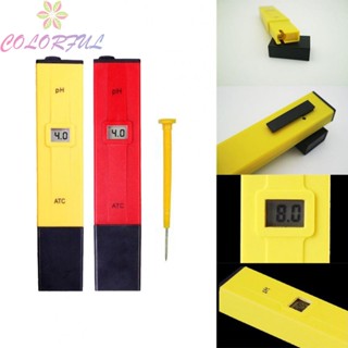 【COLORFUL】Tester LCD Meter PH Tester Test Pen 0.1pH 1pcs Calibration Screwdriver