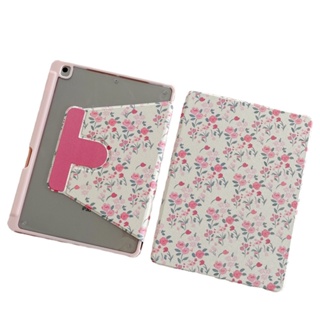 เคสหนังอะคริลิคแข็ง ลายดอกไม้ ขนาดเล็ก สําหรับ IPad Mini6 IPad5 6 7 8 9 Air Air1 Air2 Air3 Air4 Air5 10.9 นิ้ว Pro10.5 Pro11 Pro12.9 2018 2020 2021 2022