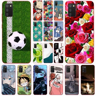 เคสซิลิโคนนิ่ม ลายการ์ตูนฟุตบอลน่ารัก สําหรับ Samsung Galaxy A03S A037 Galaxy A03 A035