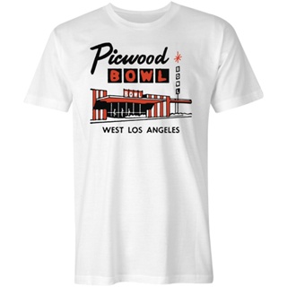 เสื้อยืด พิมพ์ลาย Picwood Bowl - Los Angeles Ca สไตล์วินเทจ แฟชั่นสําหรับผู้ชาย