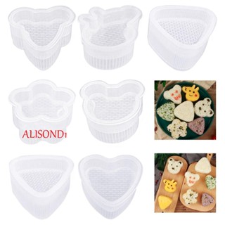 ALISOND1 แม่พิมพ์ข้าวปั้น ซูชิ DIY อุปกรณ์เสริม สําหรับห้องครัว