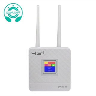 Cpe903 LTE Home 3G 4G 2 เสาอากาศภายนอก Wifi Modem CPE เราเตอร์ไร้สาย พร้อมพอร์ต RJ45 และช่องซิมการ์ด ปลั๊ก US