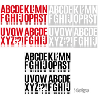 I4otpc สติกเกอร์ไวนิล ลายตัวอักษร ขนาดใหญ่ 4 นิ้ว มีกาวในตัว สําหรับติดตกแต่งกล่องจดหมาย 24 แผ่น 272 ชิ้น