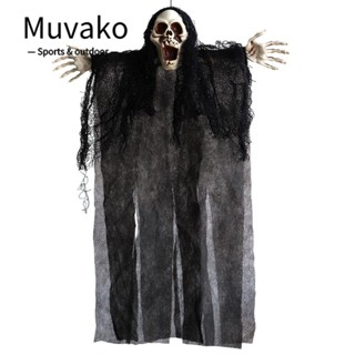 Muvako จี้หัวกะโหลกผีน่ากลัว สําหรับแขวนตกแต่งปาร์ตี้ฮาโลวีน DIY