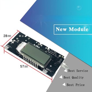 บอร์ดโมดูลพาวเวอร์แบงค์ ที่ชาร์จแบตเตอรี่ USB 18650 คู่ 5V 1A 2.1A สําหรับโทรศัพท์มือถือ DIY LED LCD