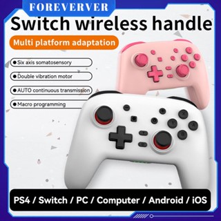 เกมไร้สายจับเปลี่ยน Wireless Gamepad Controller One Click Wake-up Bluetooth-compatible for Switch Oled Pro fore