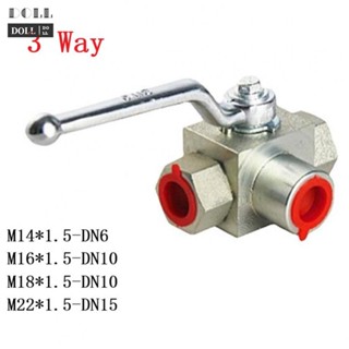 ⭐READY STOCK ⭐Internal Threaded Hydraulic High Pressure Ball Valve M14*15 to M27*2 500 Bar MWP