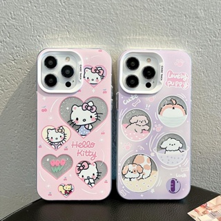 เคสโทรศัพท์มือถือแบบแข็ง ลายแมว KT สําหรับ iPhone 11 12 12Pro 12ProMax 13 13Pro 13ProMax 14 14Pro 14ProMax