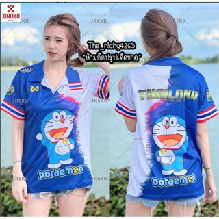 เสื้อโปโลโดราเอมอนสุดฮอต สวมใส่สบายและไม่เป็นเทรนด์สำหรับผู้ชายและผู้หญิง (ในสต็อก)