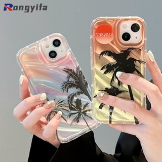 เคสโทรศัพท์มือถือ TPU นิ่ม ปิดด้านหลัง ลายทิวทัศน์พระอาทิตย์ตกน่ารัก ไล่โทนสี สําหรับ Vivo Y20 Y20i Y20S Y20T Y20A Y17 Y15 Y13 Y12 Y11 2019 Y12S Y11S Y12A Y19