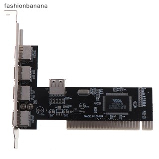 [fashionbanana] อะแดปเตอร์การ์ดควบคุม PCI USB 2.0 4 พอร์ต 480Mbps ความเร็วสูง