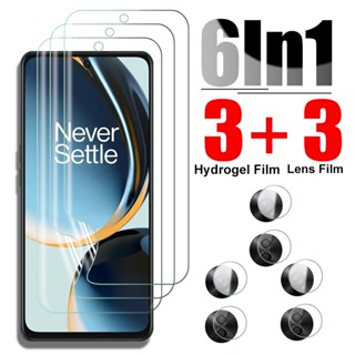 6 In1 ฟิล์มไฮโดรเจลนิ่ม กันรอยหน้าจอ สําหรับ OnePlus Nord CE3 Lite CE 3 Light 3Lite Camera Protective Glass On One Plus N30 5G