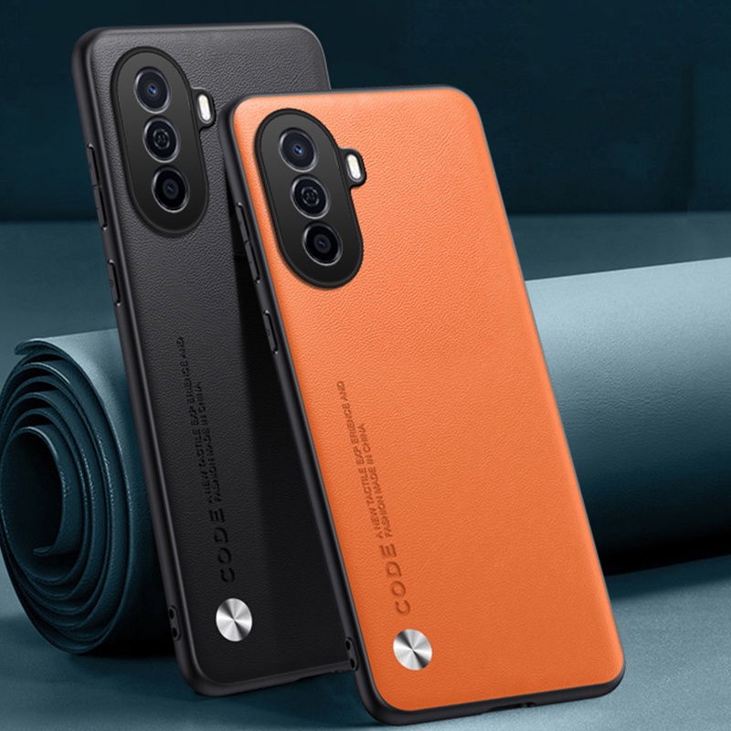 สําหรับ Huawei Nova Y71 Y70 Plus กันกระแทกหรูหราปกหนัง PU กรณีธุรกิจ