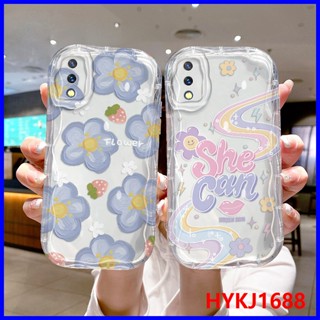 เคส Vivo Y1S เคส Vivo Y91C tpu นิ่ม เคสใส ลายครีม เคสโทรศัพท์ NYW