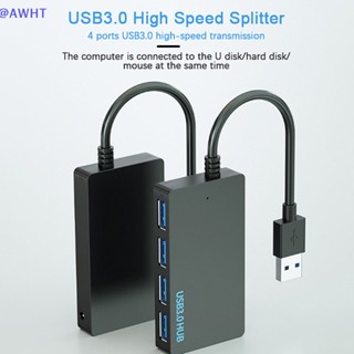 Awht ฮับ USB 3.0 4 พอร์ต Type C ความเร็วสูง