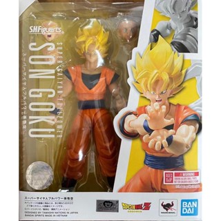 [โปรโมชั่น พร้อมส่ง] Bandai SHF พร้อมส่ง เกม Dragon Ball Salu Super Saiyan Full Power Son Goku แบบใช้มือ