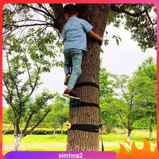 [Simhoa2] 15Pcs Tree Climbing Holds for Kids Climber 5 Ratchet Straps Climbing Rocks