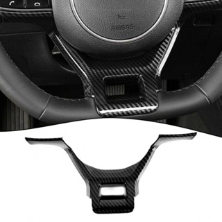 ⚡SUPERSL-TH⚡Steering Wheel Decor Accessory Carbon Fiber Black For KIA K5 2020-2023⚡NEW 7