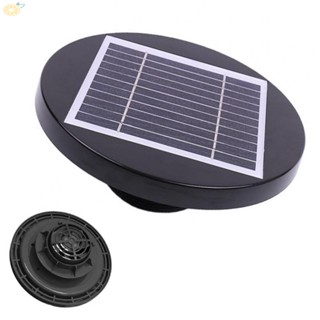 【VARSTR】Solar Fan 2.5W DC Ball Bearing Polycrystalline 5.5V Ultra Low No Noise