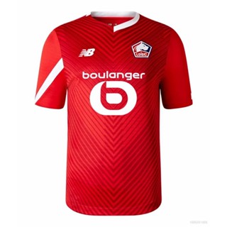 ใหม่ 2023-2024 Lille OSC เสื้อกีฬาแขนสั้น พลัสไซซ์