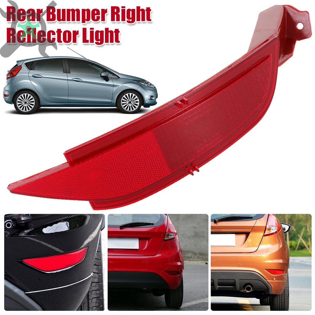 ฝาครอบไฟสะท้อนแสงด้านหลังกันชนขวาเข้ากันได้กับ Ford Fiesta C-Max 2010-2015 นํากลับมาใช้ใหม่ได้