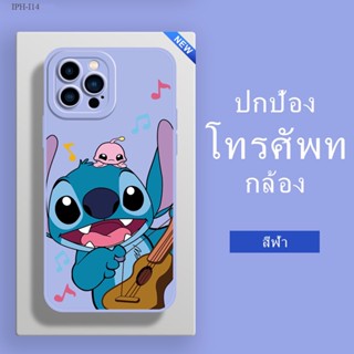 IPhone 14 13 Pro Max Plus เข้ากันได้ เคสไอโฟน สำหรับ Cartoon Stitch เคส เคสโทรศัพท์