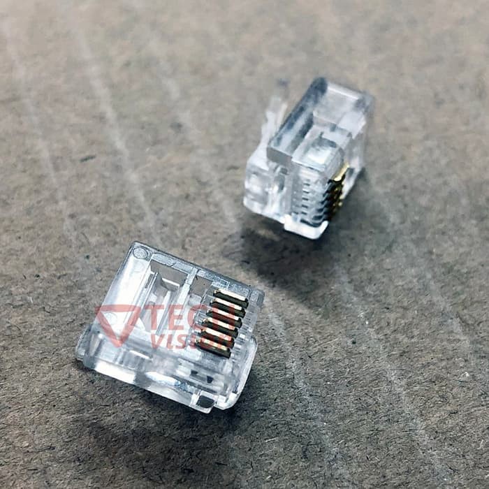 RJ11 RJ12 Connector RJ 11 Pin แจ็คโทรศัพท์ 6Pin 6 Pin 6P6C