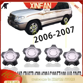 Xinfan ฝาครอบดุมล้อ สําหรับ TOYOTA Land Cruiser 4700 4500 LC100 FZJ100 Hub cover 2006-2007 1998 - Onwards 42603-60671 4 ชิ้น ต่อล็อต