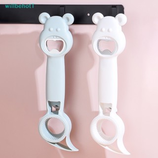 [WillbehotT] 4 in 1 ที่เปิดขวดเบียร์ แบบสกรู อเนกประสงค์ [ใหม่]