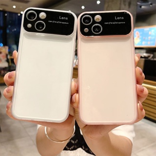 หน้าต่างขนาดใหญ่ TPU Magnetic Case for iPhone 14 13 12 Pro Max โปร แม็กซ์ Plus แรงดึงดูดของแม่เหล็ก เคส สำหรับ ไอโฟน