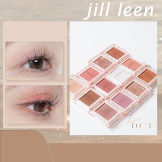 Jill LEEN อายแชโดว์พาเลท โมโนโครม เนื้อแมตต์ ประกายมุก ไม่แต่งสี ง่าย สําหรับแต่งหน้า