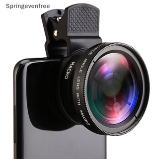 Spef 2in1 Fisheye เลนส์มาโครมุมกว้าง 0.45X พร้อมคลิปเลนส์ สําหรับสมาร์ทโฟน FE