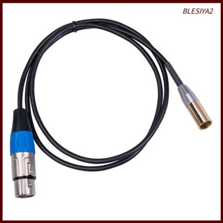 [Blesiya2] สายเคเบิลอะแดปเตอร์ 3-pin Mini XLR Male to XLR Female สําหรับ BMPCC 4K 6K Audio Cable