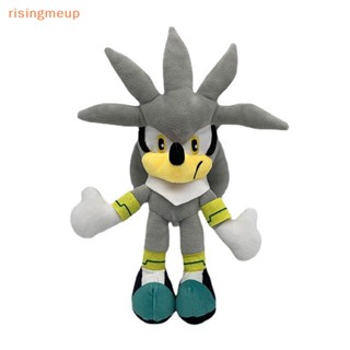 [risingmeup] ตุ๊กตาอนิเมะโซนิค สีดํา และสีฟ้า ของเล่นสําหรับเด็ก