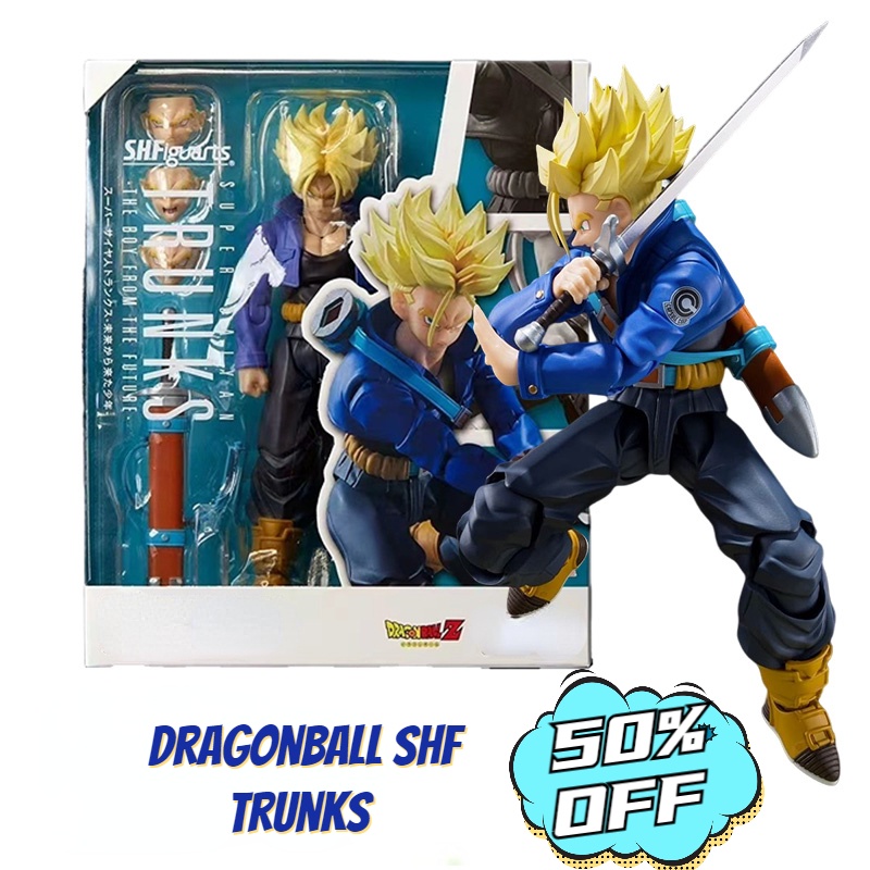 โมเดลฟิกเกอร์ อนิเมะ Dragon Ball S.H.Figuarts Future Trunks From Future เหมาะกับของขวัญ ของเล่นสําหร